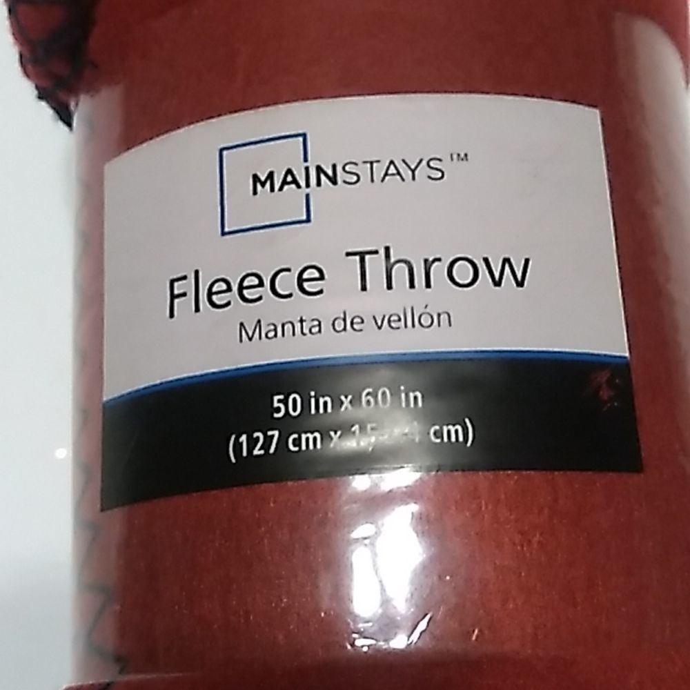 Mainstays Fleece Throw  - Picture 2 of 4